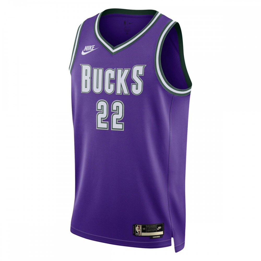 Khris Middleton Milwaukee Bucks 2022/23 Swingman Jersey Purple - Classic Edition-Pro Kit Vault | Brand New 26/27 Sports Jerseys